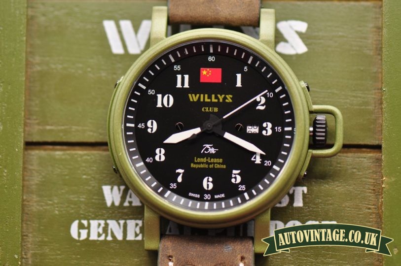 Classic military-style wristwatch