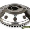 16” Front stainless steel hubcaps