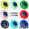 Small Moon Hubcaps can be painted